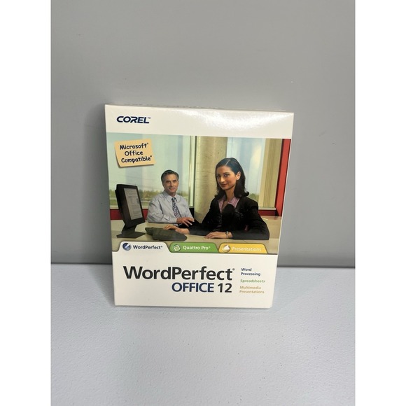 Corelle Other - Vtg Word Perfect Office 12 New Still Sealed In Plastic
